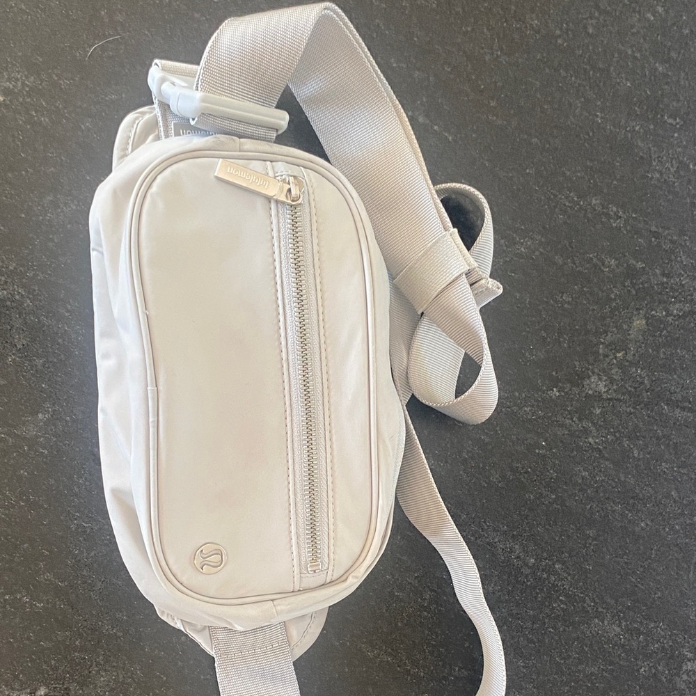 Lululemon Athletica Cream Crossbody Bag